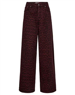 Leo CC Wide Bukser - Winered